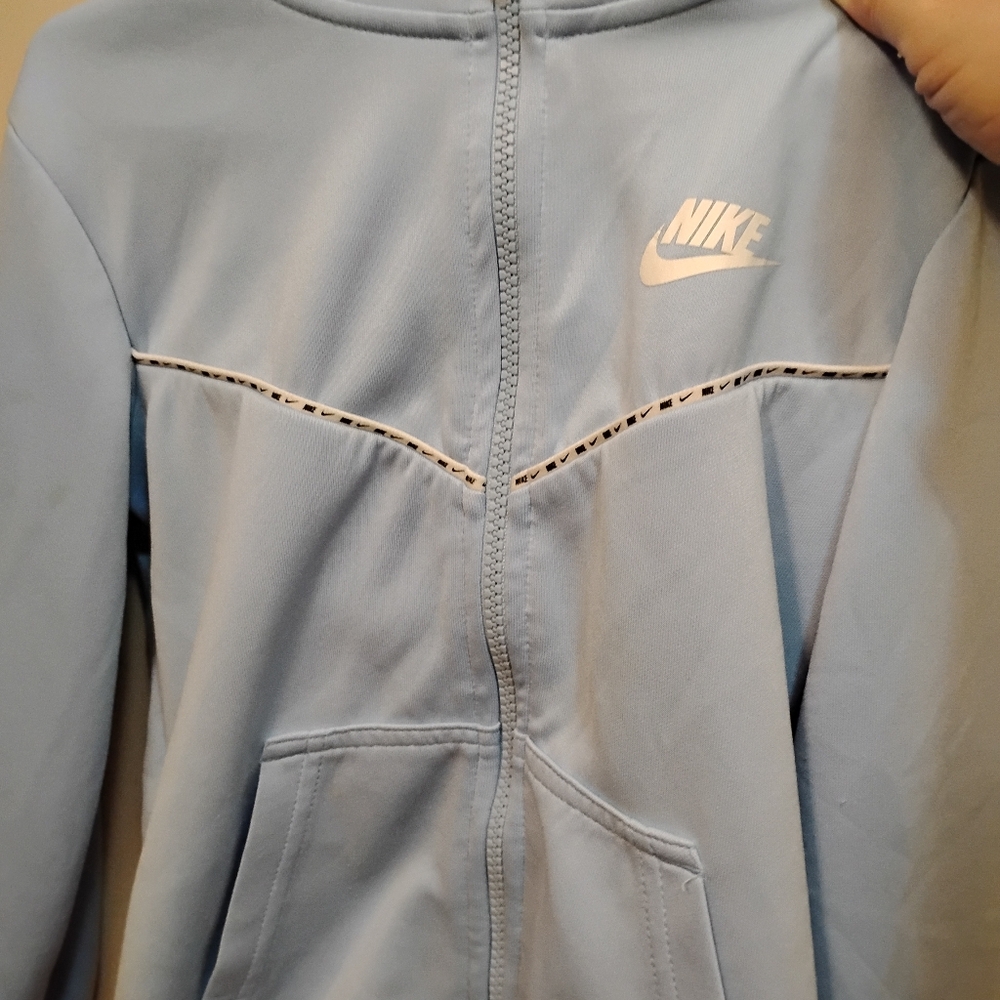 Nike Light Blue Zip-Up Jacket